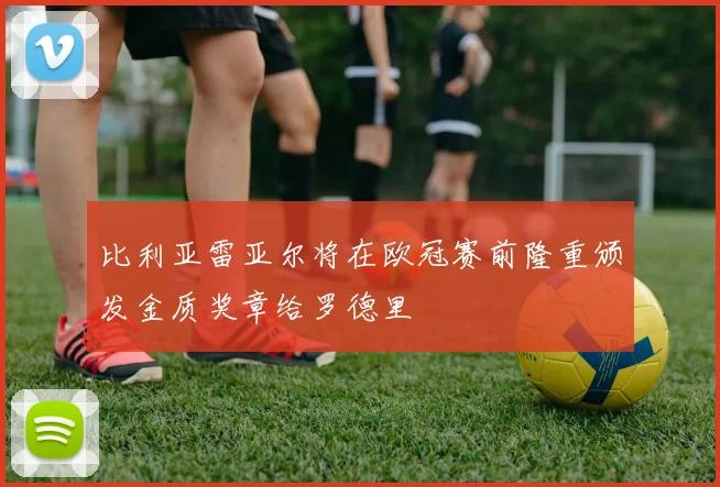 比利亚雷亚尔将在欧冠赛前隆重颁发金质奖章给罗德里
